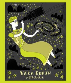 the cover to vera ruen's astronomy novel, astronna by john krass