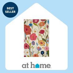 an image of a house with flowers painted on it and the words best seller at home