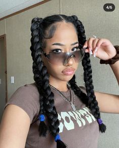 Aya Tanjali, Mixed Curly Hair, Sleek Ponytail Hairstyles, Cute Box Braids Hairstyles