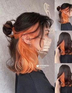 Pin by Alina on Beauty in 2022 | Hair color underneath, Hair styles, Pretty hair color Bobs Hairstyles, Hairstyles Names, Hair Color Underneath, Peekaboo Hair, Dyed Hair Inspiration, Hair Inspiration Short, Hairstyles Women, Pretty Hair Color, Women's Hairstyles