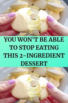 2 Ingredient Desserts, No Egg Desserts, Dessert For Two, Interior Decorator, Design Websites, Dessert Ingredients, 2 Ingredient, Quick Desserts