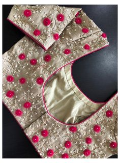 Blouse Design Simple, Simple Aari Work Blouse Design, Simple Aari Work Blouse, Simple Aari Work, Aari Work Blouse Design, Blouse Maggam Work, Maggam Work Blouse, Wedding Saree Blouse Designs