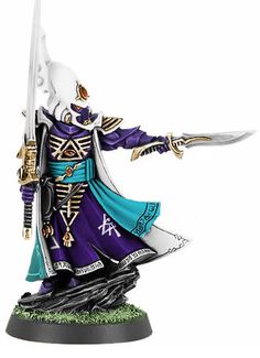 Eldar farseer Corsair Voidscarred, Eldrad Ulthran, Warhammer Aeldari, Eldar Farseer, Figurine Painting, Aeldari 40k, Craftworld Eldar, Eldar 40k, Warhammer Eldar