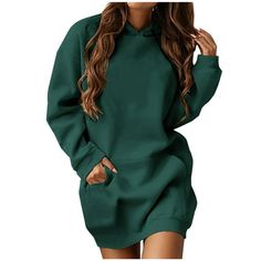 Patlollav Womens Long-Sleeve Pocket Hoodie Dress Waist Sweatshirt Solid Dress Color/Size: Green/XL Gender: Women/Female/Girl It is made of high quality materials, durable enought for your daily wearing. I am sure you will like it! If you have any questions about this products, please feel free to contact us. We will contact you within 24 hours to provide you with a better solution. KEY: Womens fall fashion 2022, Christmas gifts, Womens plus size clearance, My orders Color: Beige.  Age Group: adu 2022 Christmas, Hooded Dress, Pocket Hoodie, Female Girl, Comfy Dresses, Womens Crewneck, Versatile Dresses, Winter Coats Women, Solid Dress