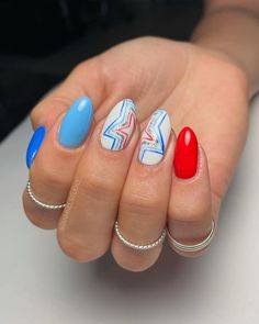 Patriotic Nails Fireworks Nails Freedom Nails USA Nails Red, White, and Blue Nails Liberty Nails Star-Spangled Nails Festive Nails July 4th Nails American Pride Nails Flag-Inspired Nails Sparkler Nails All-American Nails Festivity Nails USA Pride Nails Independence Day Manicure Celebration Mani July 4th Nail Art Americana Nails Holiday Nails Nails 4th Of July, Short Acrylic Nails