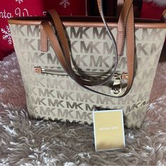 Brand New Camel Color Michael Kors Tote-Over Shoulder Bag (Accepting All Reasonable Offers On Any Items In My Closet This Christmas Week) Christmas Week, Camel Color, Michael Kors Bag, Tan Brown, Womens Tote Bags, Camel, Women Handbags, Michael Kors, Shoulder Bag