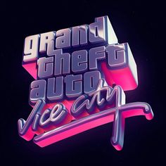 the logo for grand theft vice city