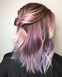 Unique Hair Color Ideas, Unique Hair Color, Blond Rose, Brown Ombre Hair, Latest Hair Color, Hair Color Unique, Spring Hair Color, Spring Hair, Unique Hair