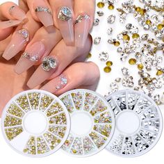 Glitter Nail Rhinestone Flat Back Crystal Gems Irregular Jewelry Beads Nail Charms Manicure 3D Nail Nail Art Glitter, Rhinestone Flats, Glitter Nail Art, Nail Charms, 3d Nail Art, Rhinestone Nails, Nail Decorations, 3d Nails, Gems Jewelry