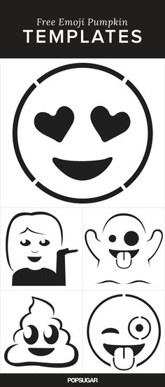 an image of some cartoon faces with hearts on their cheeks and eyes, all in black and white