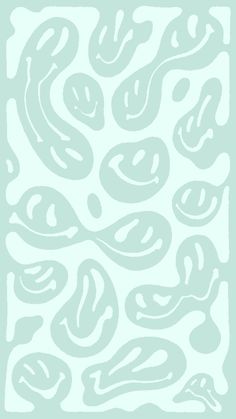 an abstract pattern in white on a light green background