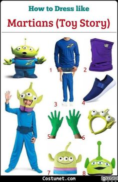 how to dress like martians toy story