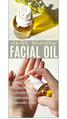 Diy Facial Oil, Facial Oil Recipe, Helichrysum Essential Oil, Cypress Essential Oil, Natural Beauty Recipes, Diy Skin Care Recipes, Diy Facial, Essential Oils For Skin, Diy Beauty Recipes