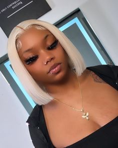 Blonde Bob Wig, Big Mama, Creative Hair Color, Quick Weave Hairstyles, Dyed Natural Hair, Frontal Hairstyles, Blonde Hair Looks, Legally Blonde, Hair Ponytail Styles