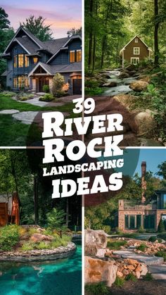 the river rock landscaping ideas guide