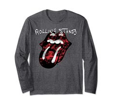 PRICES MAY VARY. Solid colors: 100% Cotton; Heather Grey: 90% Cotton, 10% Polyester; All Other Heathers: 50% Cotton, 50% Polyester Imported Pull On closure Machine Wash Authentic Licensed Bravado Rolling Stones Merchandise Legal and Official Rolling Stones Merchandise in partnership with Bravado International Group, a Universal Music Group Company; 2021 Lightweight, Classic fit, Double-needle sleeve and bottom hem Stone Store, Universal Music Group, Group Of Companies, Branded T Shirts, Rolling Stones, Heathers, Long Sleeve T Shirt, Heather Grey, Solid Colors