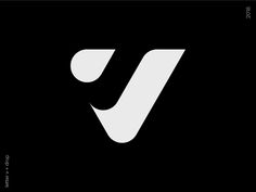 a black and white logo with the letter v in it's center, on a dark background