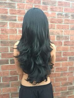 Hair Inspiration Long, Hairstyles For Layered Hair, Haircuts Straight Hair, Long Black Hair, Long Layered Hair, Haircuts For Long Hair, Cut My Hair, Beautiful Long Hair