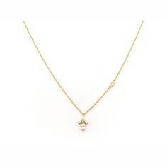 Tai Jewelry, Dainty Cross Necklace, Simple Chain Necklace, Diamond Bar Necklace, Blue Sapphire Necklace, Simple Chain, Gold Chain Design, Mini Gold, Dainty Gold Necklace