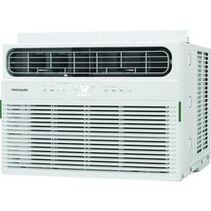 the frigbee window air conditioner is white