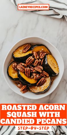 Looking for a festive and flavorful side dish for your holiday table? This Roasted Acorn Squash with Candied Pecans combines tender, caramelized squash with sweet, crunchy pecans, making it a beautiful addition to your Christmas dinner sides. Perfect for holiday side dishes Christmas, this dish brings warmth and seasonal flavor to your festive spread. Save this pin for a delicious and elegant Christmas side dish recipe everyone will enjoy! #AcornSquash #ChristmasSideDishes #HolidayRecipes #FestiveFood #CandiedPecans Buttery Mashed Potatoes, Roasted Acorn Squash