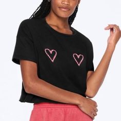 Size Small Has Oversized Fit Comes In Black With Candy Canes Form A Heart 19 Inches 19 Inches Wide (Armpit To Armpit) 60% Cotton 40% Modal Comfy And Soft Pink Crop Top Hoodie, Christmas Crop Top, Candy Cane Hearts, Pink Candy Cane, Green Bralette, Pink Tube Top, Pink Tye Dye, Tie Dye Crop Top, Crop Top Hoodie