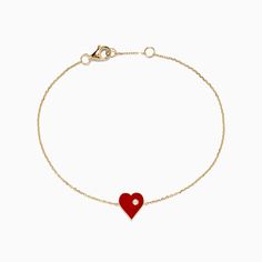 Effy Casino 14K Yellow Gold Diamond Hearts Suit Bracelet Effy Jewelry, Yellow Stone, Diamond Heart, Gold Yellow, Round Diamonds, Gold Diamond, Gold Metal, Casino, Yellow Gold