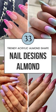 Discover the latest in two-tone ombré almond nails. These chic designs are ideal for birthday celebrations or trendy summer styles. Add a pink acrylic base and top it off with French chrome for a glossy finish. Short minimalist black nails are perfect for a bold, sophisticated look. Try airbrush techniques for added flair. Pin to your "Acrylic Almond Shape" board to explore more trendy designs. Oval Shaped Nails Designs, Ombré Almond Nails, Call Nails, Nail Designs Almond, Airbrush Techniques, Nails Board, Almond Nail Designs, Vibe Pink, Twist Short