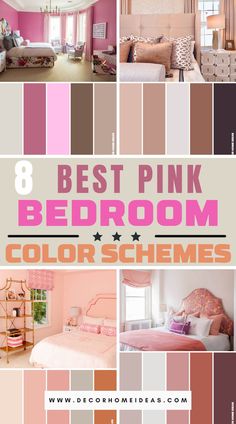 the best pink bedroom color schemes