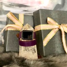 This rasin purple Apple Watch replacement band is handmade, durable & versatile. Dress up your outfit with this cute leather strap. You can style it by pairing it with nice jewelry, or you can go for a cute look by wearing it with costume bracelets. This comfortable women’s leather strap comes in all hardware colors: silver, gold, rose gold, space gray & black. Compatible with Series 1, 2, 3, 4 & 5 and sizes 38mm, 40mm, 42mm & 44mm. #juxlihome #applewatchbandgold  #applewatchfashion #giftideas Purple Apple Watch, Apple Watch Fashion, Apple Watch Stand, Apple Watch Iphone, Nice Jewelry