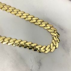 This product is avalilable to pick up in our Miami Lakes store.Features:Karat: 14K Gold.Color: Yellow Gold.Weight: 50.3grThickness: 13.4mmLength: 18 inches Luxury Cuban Link Necklace With Oval Links For Gifts, Luxury Cuban Link Necklace With Oval Links As Gift, Luxury Cuban Link Necklace With Oval Links, Luxury Cuban Link Chain Necklace With Polished Finish, Luxury Cuban Link Necklace With Polished Finish As Gift, Yellow Gold Polished Cuban Link Necklace, Yellow Gold Cuban Link Necklace With Polished Finish, 14k Gold Cuban Link Necklace With Polished Finish, Polished Finish Cuban Link Necklace Gift