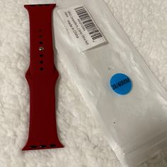 New Apple Watch Wrist Band Series 2 Size 38/40mm Color-Wine Red Fast Shipping Modern Red Watch With Bracelet Strap, Modern Red Watches With Bracelet Strap, Hermes Apple Watch, Apple Watch Silicone Band, Halloween Watch, Purple Watch, Rose Gold Apple Watch, Apple Watch 42mm, Gold Apple Watch