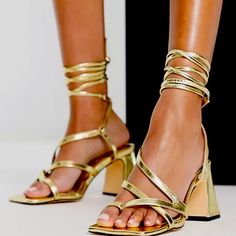 Brand New Never Taken Out Of Box, Gold Top Shop Bel Pink Velvet Heels, Gold Stiletto Heels, Ballerina Heels, Beige Pumps, Strappy Block Heels, Ankle Tie Sandals, Suede High Heels, Velvet Heels, Snakeskin Heels