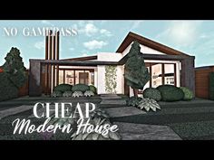 Roblox Bloxburg - No Gamepass Cheap Modern House - Minami Oroi - YouTube Bloxburg House Ideas Modern 1 Floor, House Ideas Bloxburg 1 Story, Bloxburg House Ideas 1 Floor No Passes, Modern House Bloxburg 1 Floor, One Story Modern House Bloxburg, 1 Story Modern House Bloxburg, 1 Floor House Design Bloxburg Layout, Bloxburg House One Story, Cheap Modern House