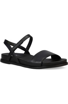 Eileen Fisher Demo Leather Sandal (Women) | Nordstromrack Spring Leather Open Toe Sport Sandals, Adjustable Slingback Sandals With Heel Loop, Spring Sandals With Adjustable Strap And Toe Loop, Adjustable Double Strap Sandals, Adjustable Heel Strap Open Toe Sandals, Modern Open Toe Sport Sandals With Heel Strap, Modern Ankle Strap Sport Sandals, Leather Sandals With Adjustable Strap Medium Width, Leather Open Toe Sport Sandals With Adjustable Straps