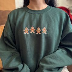 Gingerbread Sweatshirt, Christmas Gingerbread Man, Men Crewneck, 90s Sweatshirt, Christmas Gingerbread Men, Sweatshirt Vintage, 90s Inspired, Christmas Gingerbread