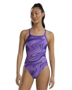 PRICES MAY VARY. Constructed with TYR’s most durable textile - Durafast Elite - this onepiece performance swimsuit utilizes high denier poly fiber and innovative circular knit construction to combine the strength and colorfastness of polyester with the comfort of spandex. Featuring a medium neckline, sleek/flexible straps, keyhole back and moderate cut leg, our Diamondfit swimsuits are the perfect performance suits for athletes who want reliable coverage that won’t weigh them down. All TYR Duraf One Piece Suit, Top Styles, Fashion Branding, Topshop, Long Lasting, Sleek, Textiles, Spandex, One Piece