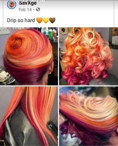 Sizzling Red Highlight Ideas for Every Hair Length Locs Color, Micro Locs, Bold Hair Color, Creative Hair Color, Hair School, Curls Hairstyles, Dye Ideas, Dyed Natural Hair