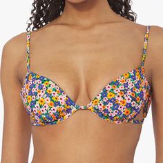 Weworewhat Micro Wildflowers Print, Ruched Underwire Bikini Top. Available In Sizes M And L. New With Tags, Still In Bags. I Have The Matching Ruched, Adjustable Bikini Bottom In Sizes L And Xs, Also Nwt In A Separate Listing. Offers Welcome! Womens Swim, Wild Flowers, Tags, Green, Women Shopping