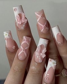 Ballet Nails, Her Nails, White Nail