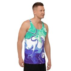 This aesthetic mlm flag tank top isn't just a look; it's a lifestyle. Whether you're breaking a sweat at the gym, where its breathable fabric keeps you cool and comfy, or strutting your stuff at a pride festival, this gay male pride tank is your go-to choice for turning heads with subtle pride elegance. Heading to the beach for some sun and sand? Throw it on and let the vibrant colors complement the scenery, making you a standout. From workouts to festivals, and from beach days to casual hangs w Vincian Flag, Aesthetic Mlm, Mlm Flag, Pride Tank Tops, Pride Festival, Hanging With Friends, Pride Parade, Color Complement, Beach Days