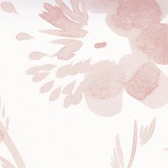 a white and pink wallpaper with flowers on it