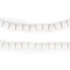 two white beads on a white background