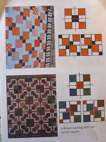 four different quilts are displayed on a piece of paper with the same pattern as it appears