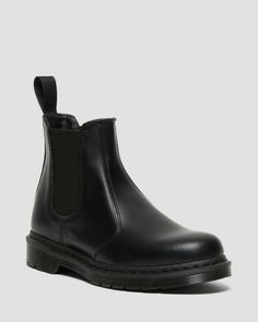 2976 Mono Smooth Leather Chelsea Boots in Black | Dr. Martens Dr Martens Chelsea Boots, 2976 Chelsea Boots, Dr Martens Chelsea, Dr Martens Boots, Casual Styles, Chelsea Boots Men, Black Chelsea Boots, Leather Chelsea Boots