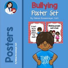 Character Education Posters, Anti Bully Quotes, Playground Rules, Fortune Teller Game, School Counselor Office Decor, School Counseling Office, Teaching Posters, Classroom Printables