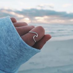 Ride the waves all summer long with our new simple, yet dainty, Wave Ring. Available in two finishes, gold and sterling... Celestial Ring, Gold Waves, Pura Vida Bracelets, Wave Ring, Rings Simple, Love Ring, Boho Rings, Silver Roses, Silver Rose Gold