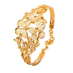 Buy Joyalukkas Zenina Collection 22k Yellow Gold Charm Bracelet Online at Low Prices in India | Amazon Jewellery Store - Amazon.in Turkish Gold Jewelry, Dubai Gold Jewelry, Indian Jewelry Earrings, Amazon Jewelry, Indian Jewellery Design Earrings, Jewelry Bracelets Gold