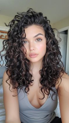 41 Curly Haircuts for Every Face Shape In 2024 Long Curly Haircuts, Natural Curly Hair Cuts, Kadeřnické Trendy, Curly Hair Photos, Curly Haircuts, Vlasové Trendy, Colored Curly Hair, Haircuts For Curly Hair, Curly Hair Inspiration