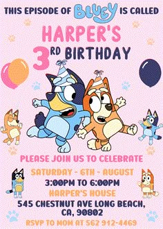 a birthday party with cartoon characters on it